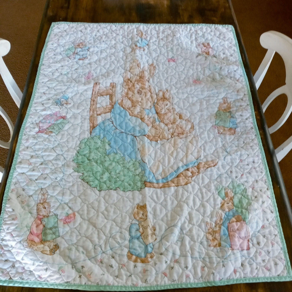 Beatrix Potter Peter Rabbit Nursery Quilt